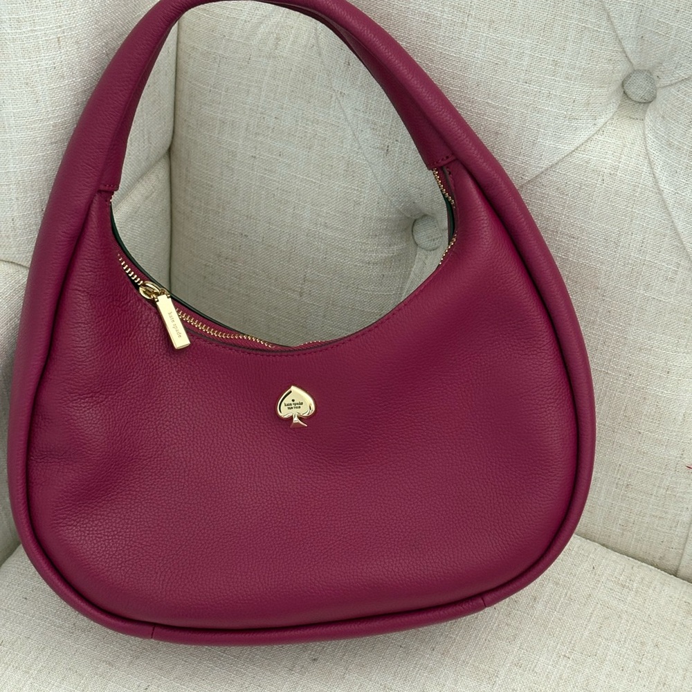 Kate Spade Deep Red Leather Shoulder Bag